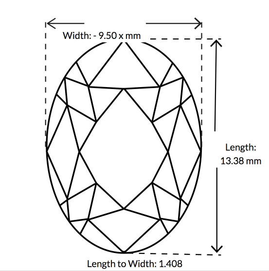 4.62 Carat Oval Brilliant Cut Laboratory Grown Diamond